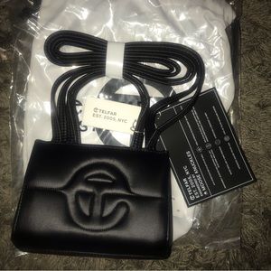 Telfar X Moose Knuckles Small Black Puff Shopper